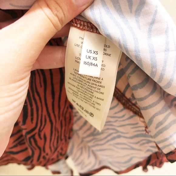 Free People zebra printed blouse - Picture 8 of 13